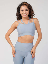 CoreFit Strappy Sports Bra Apparel & Accessories > Activewear > Sports Bras by Profit Outfits