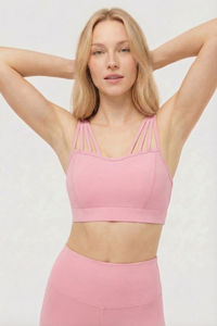 CoreFit Strappy Sports Bra Apparel & Accessories > Activewear > Sports Bras by Profit Outfits