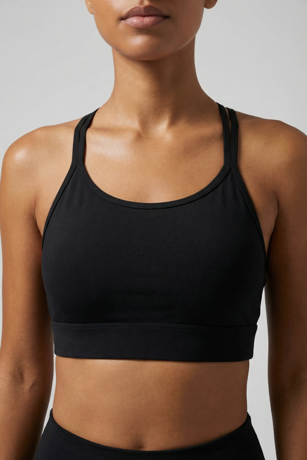 CoreFit Strappy Sports Bra  by PROFIT OUTFITS
