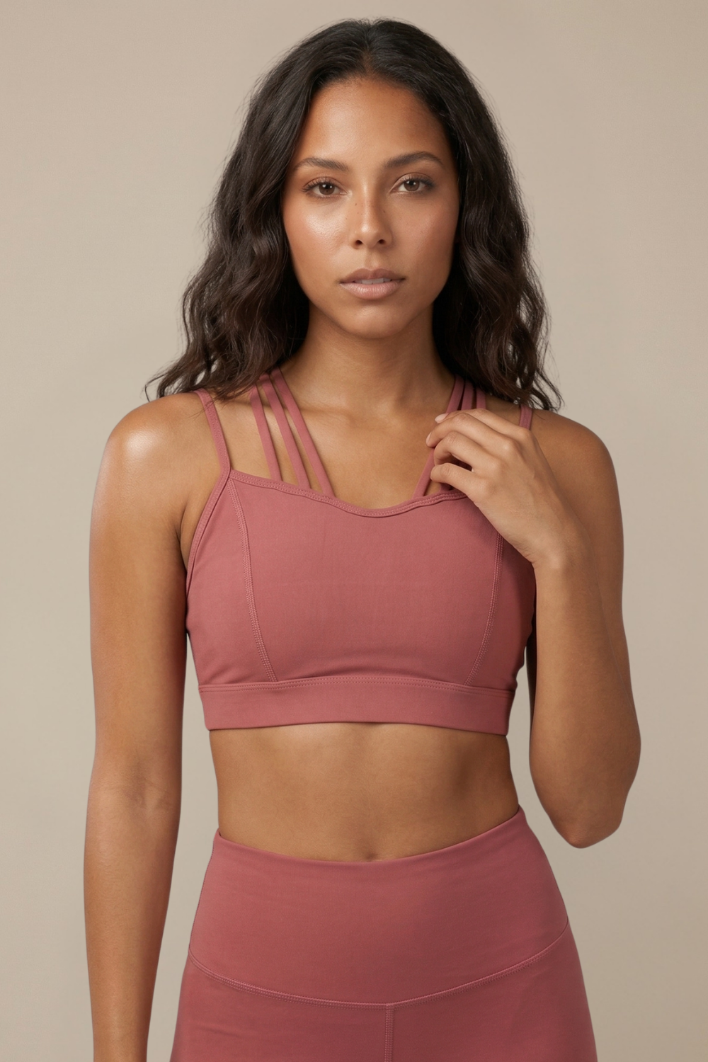 CoreFit Strappy Sports Bra  by PROFIT OUTFITS