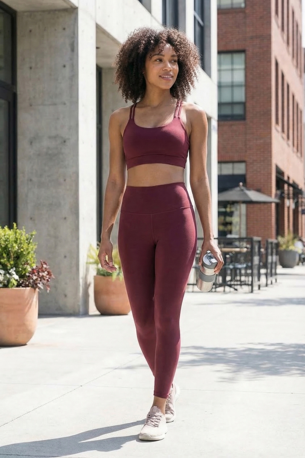 CoreFit Strappy Sports Bra  by PROFIT OUTFITS