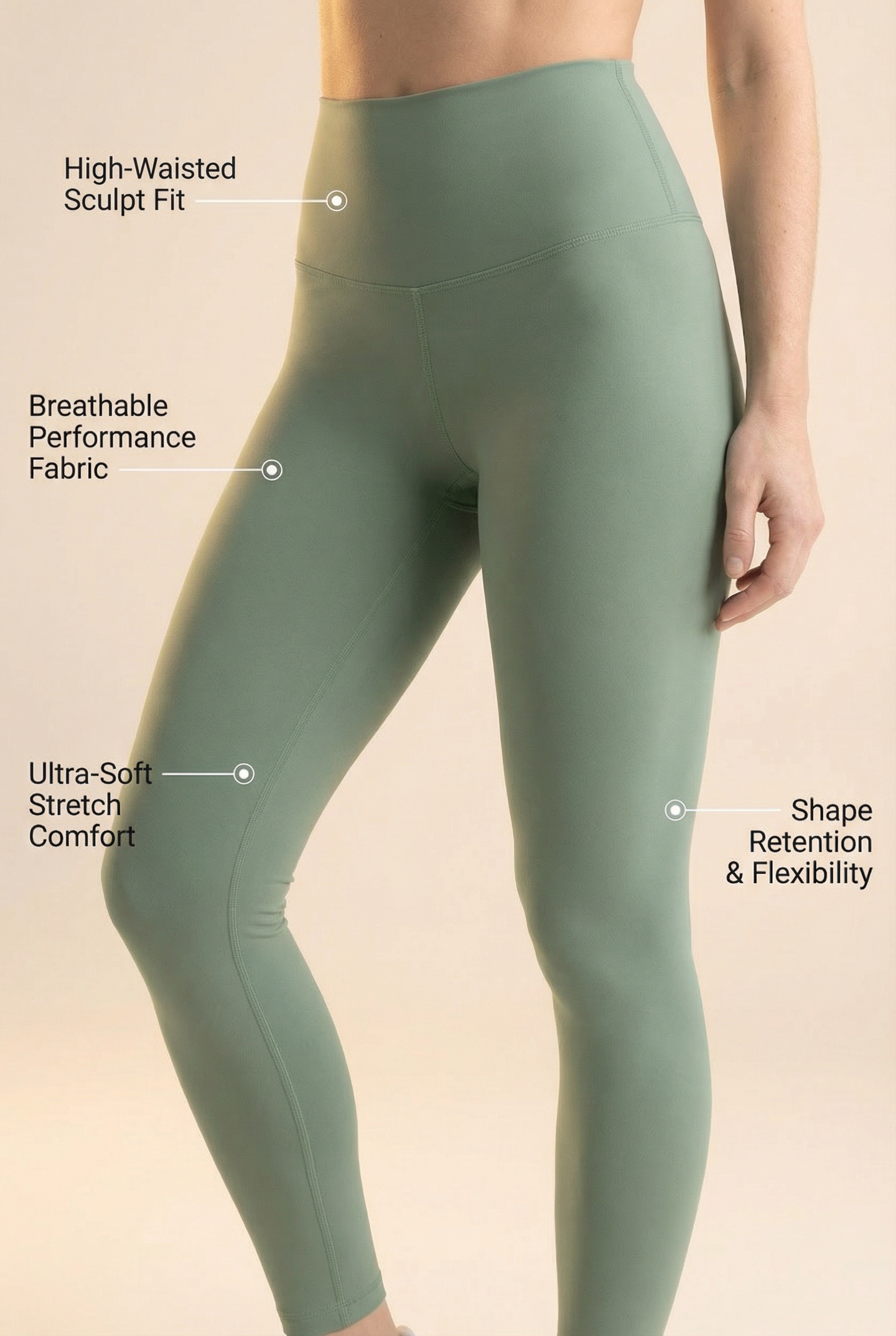 CoreFit Strappy Sports Legging  by PROFIT OUTFITS