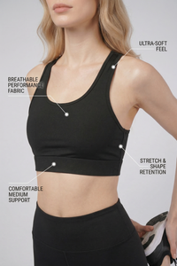 CoreFit Training Sports Bra Apparel & Accessories > Activewear > Sports Bras by Profit Outfits