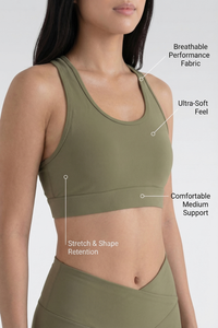 CoreFit Training Sports Bra Apparel & Accessories > Activewear > Sports Bras by Profit Outfits
