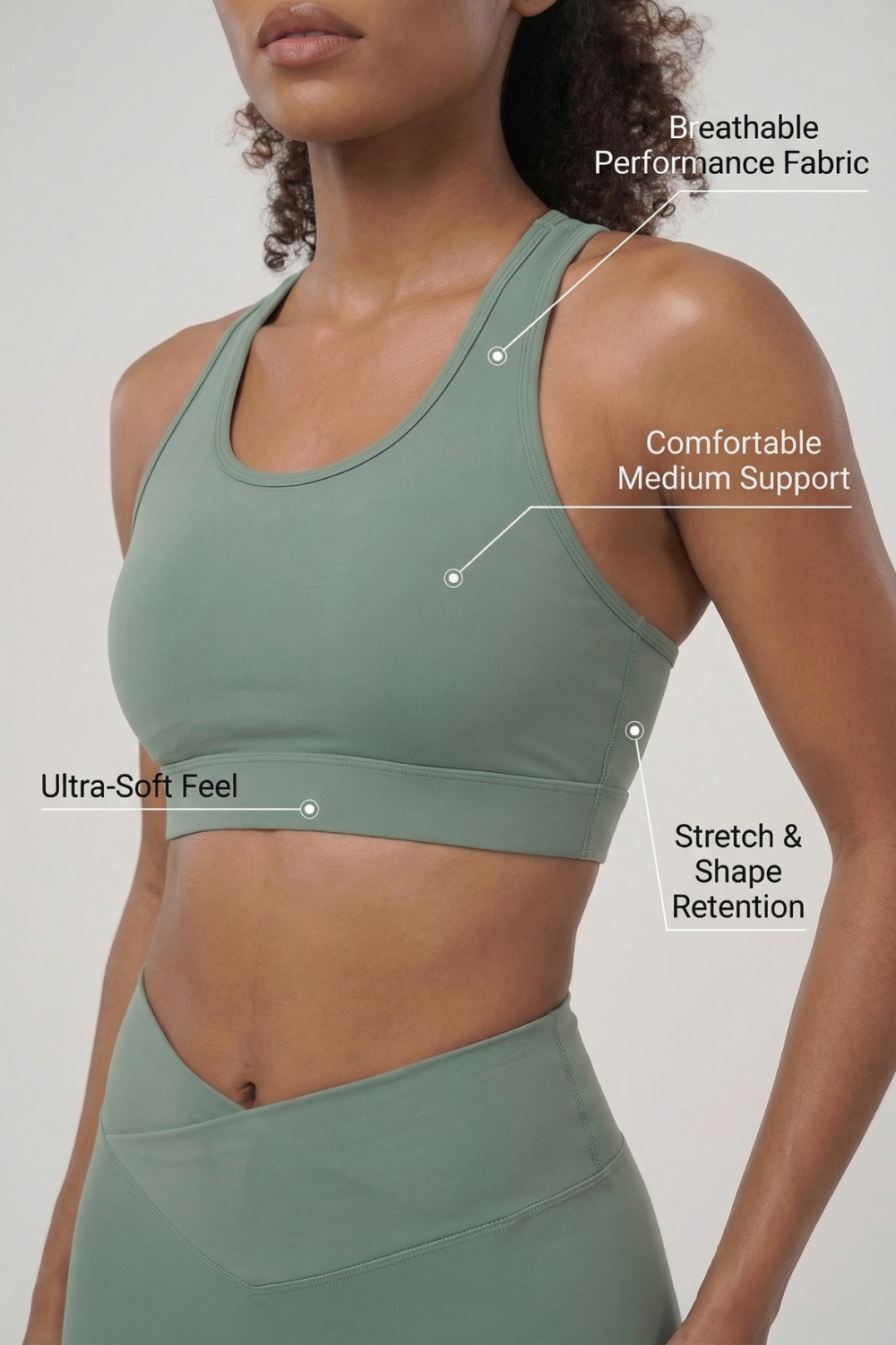 CoreFit Training Sports Bra Apparel & Accessories > Activewear > Sports Bras by Profit Outfits