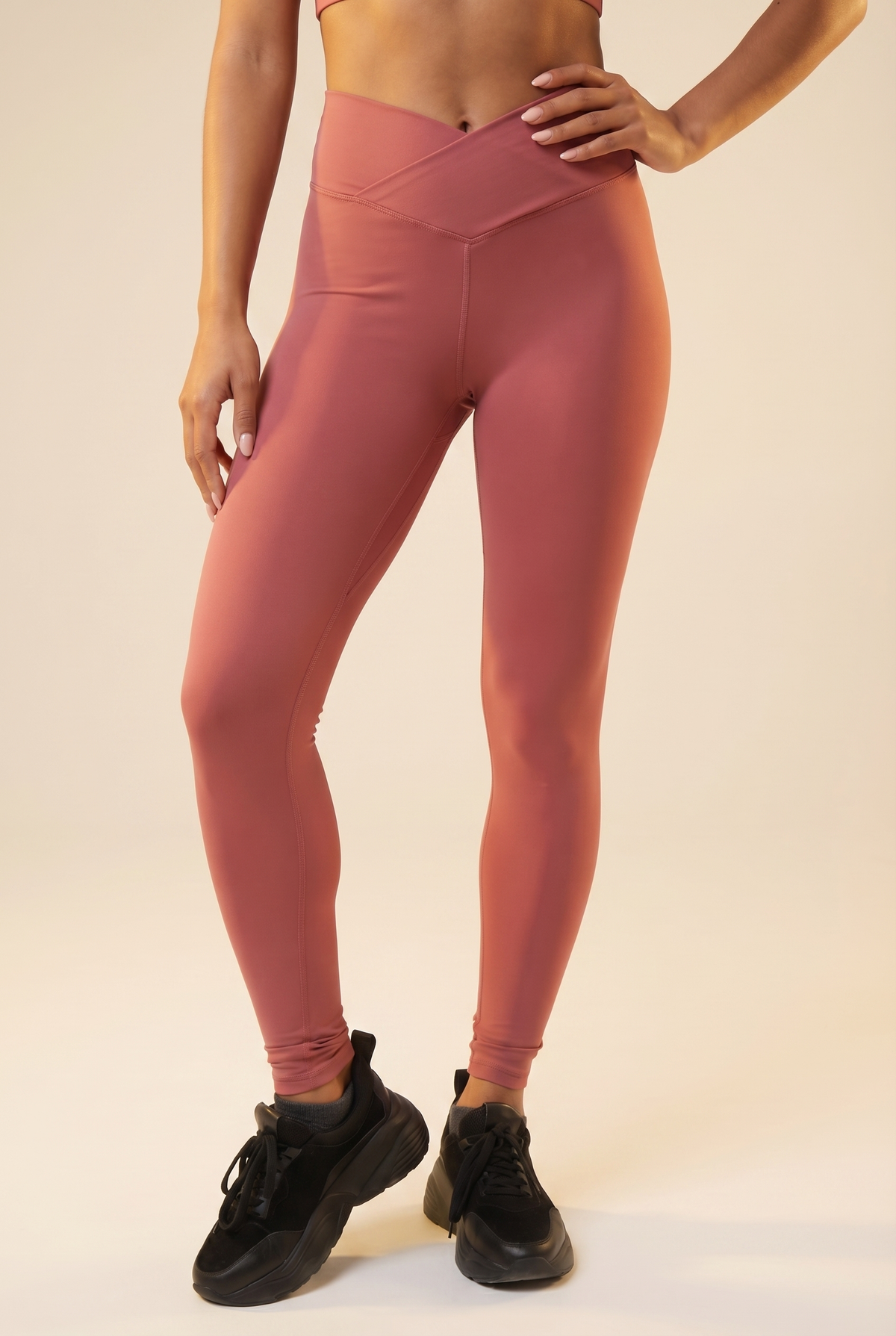 CoreFit V-Waist Legging Apparel & Accessories > Activewear > Leggings > High-Waist Leggings by Profit Outfits