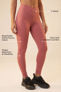 CoreFit V-Waist Legging  by Profit Outfits