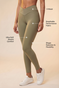 CoreFit V-Waist Legging  by Profit Outfits