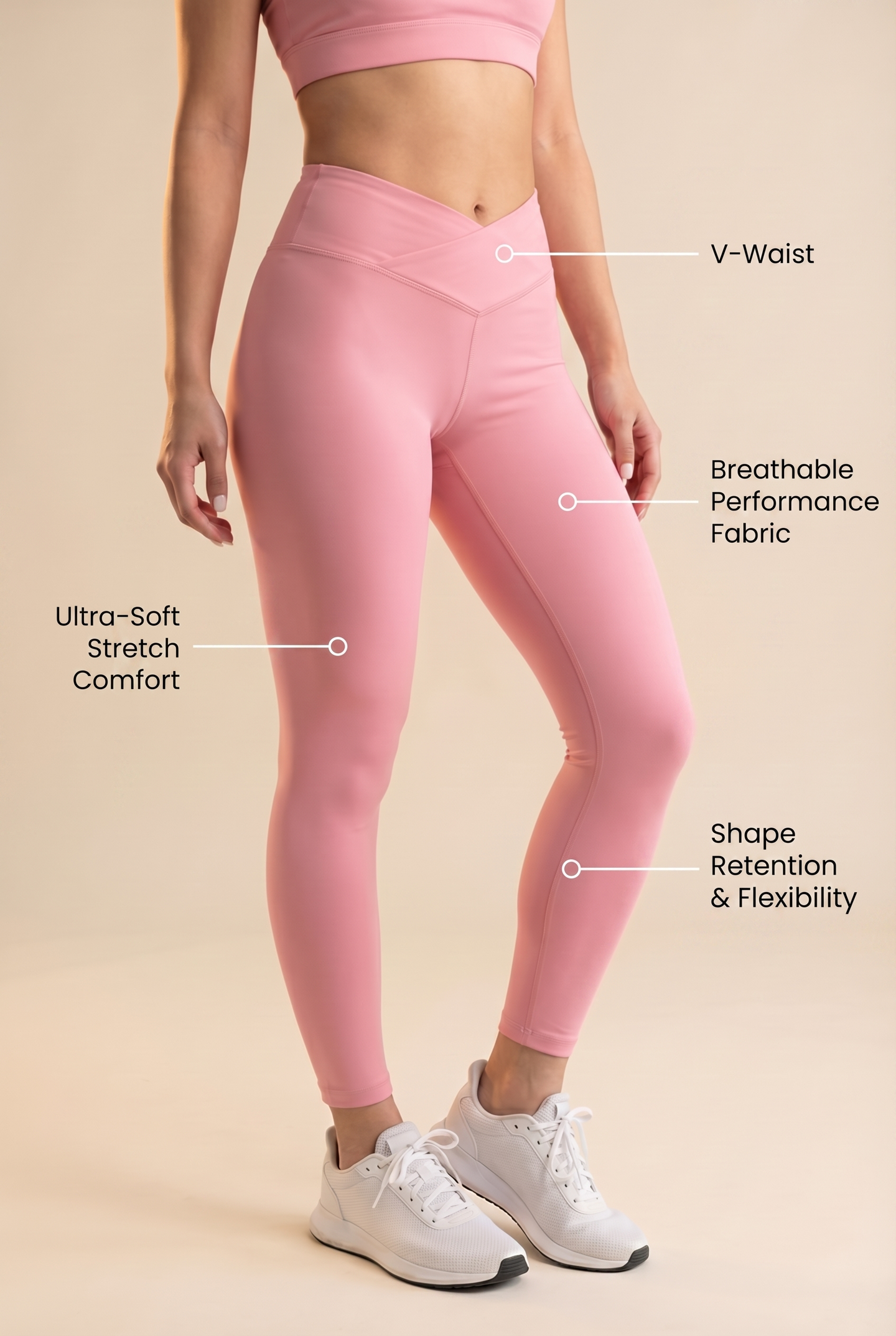 CoreFit V-Waist Legging  by Profit Outfits