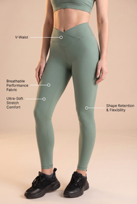 CoreFit V-Waist Legging  by Profit Outfits