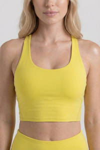 Fashion Crop Sports Bra Apparel & Accessories > Activewear > Sports Bras by Profit Outfits