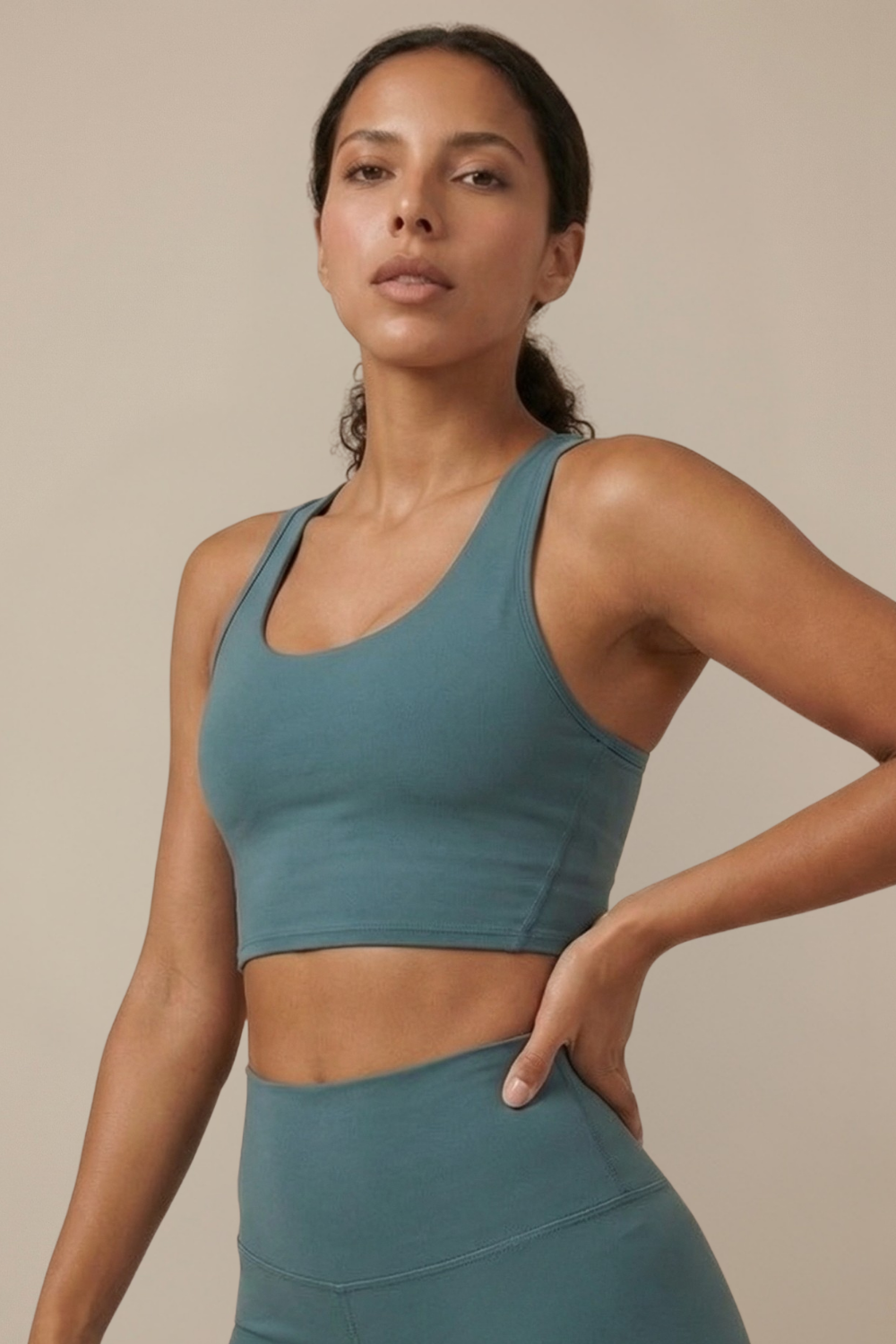 Fashion Crop Sports Bra  by PROFIT OUTFITS