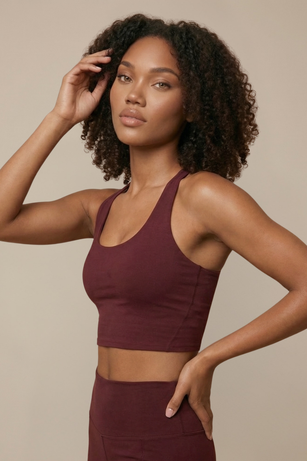 Fashion Crop Sports Bra  by PROFIT OUTFITS