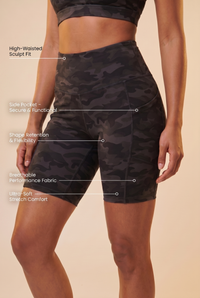 Flex 3-Pocket Bike Shorts Apparel & Accessories > Activewear > Shorts > Bike Shorts by Profit Outfits