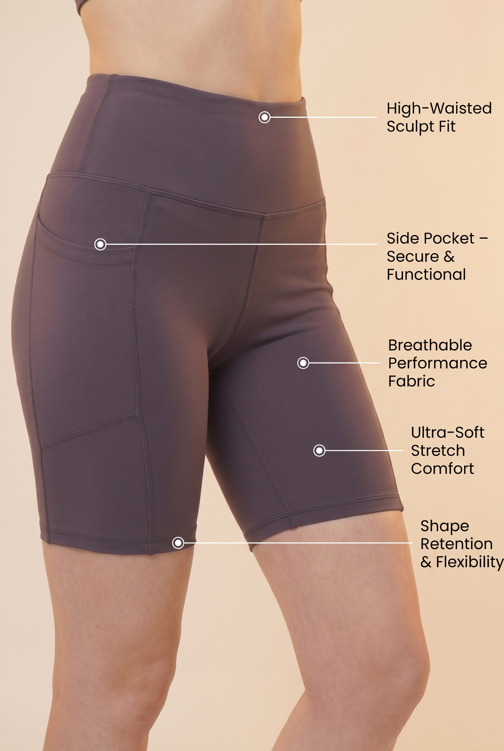 Flex 3-Pocket Bike Shorts  by PROFIT OUTFITS