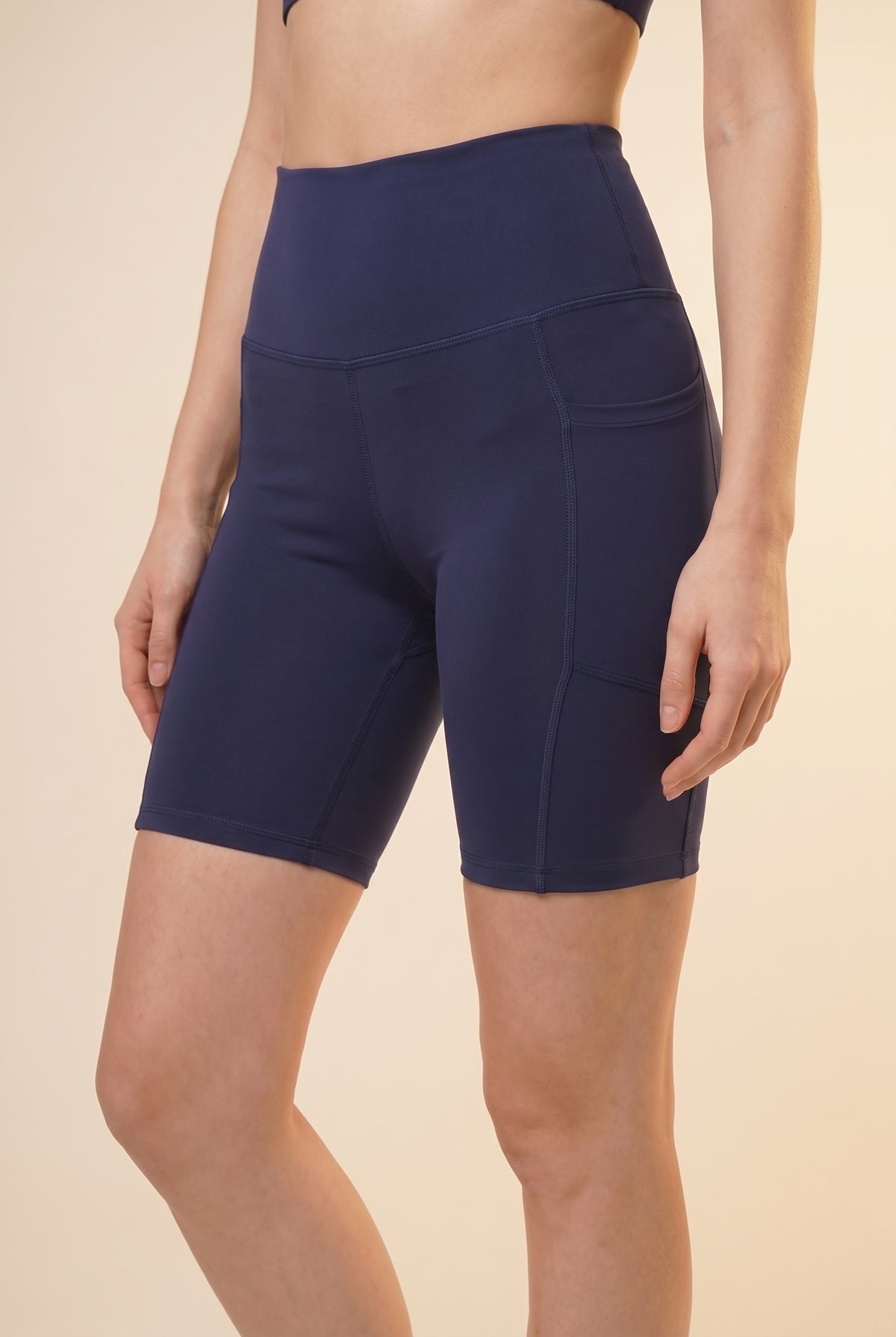 Flex 3-Pocket Bike Shorts - Navy Apparel & Accessories > Activewear > Shorts > Bike Shorts by Profit Outfits
