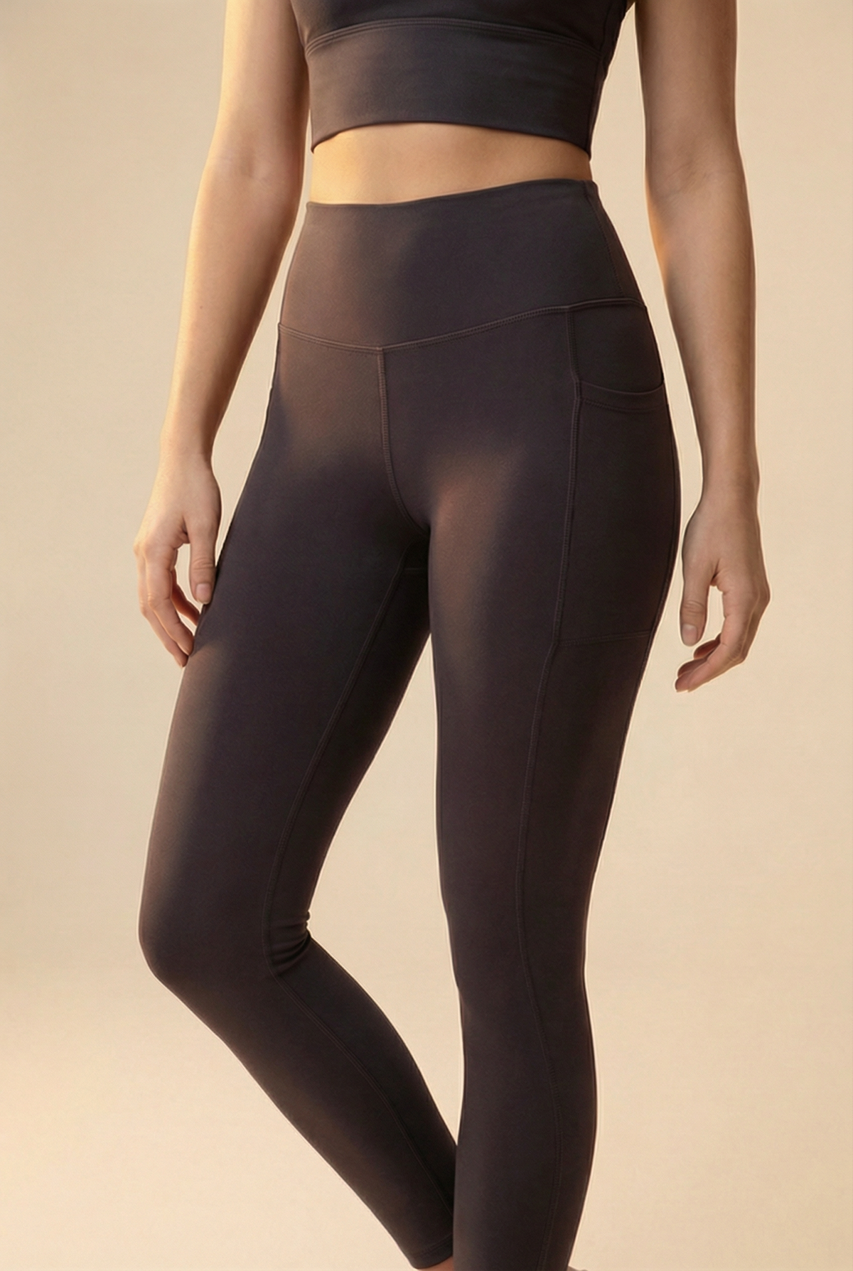 FlexPocket Full-Length High-Waist Legging Apparel & Accessories > Activewear > Leggings > High-Waist Leggings by Profit Outfits