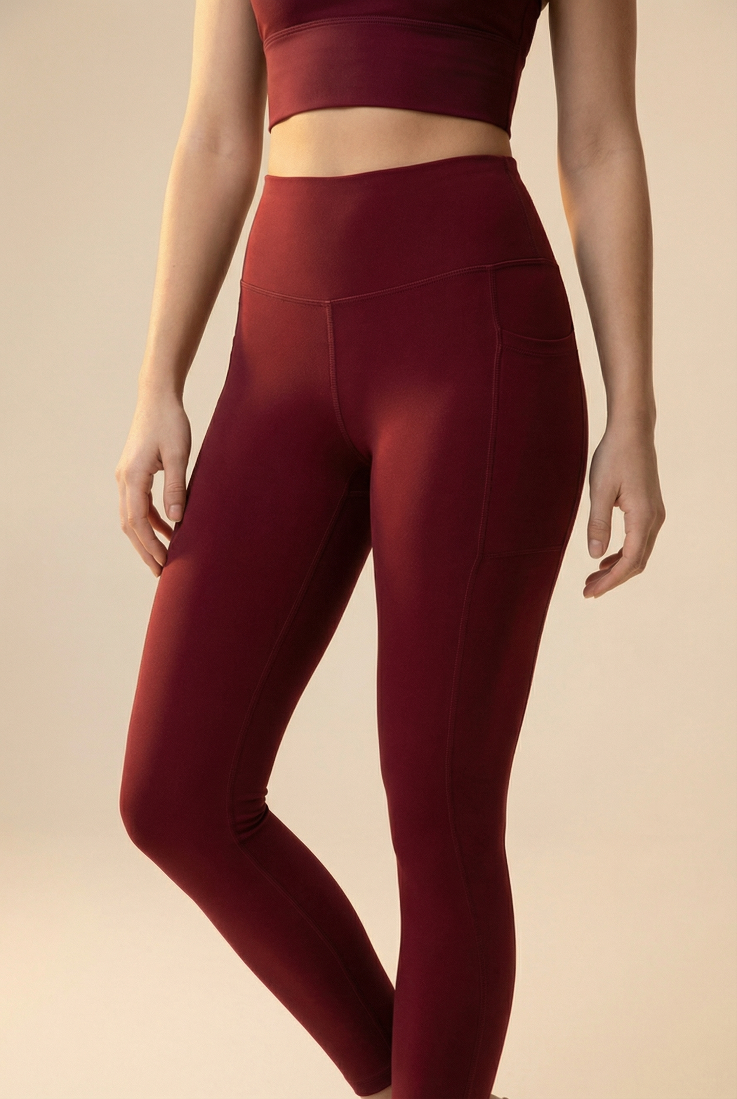 FlexPocket Full-Length High-Waist Legging  by PROFIT OUTFITS