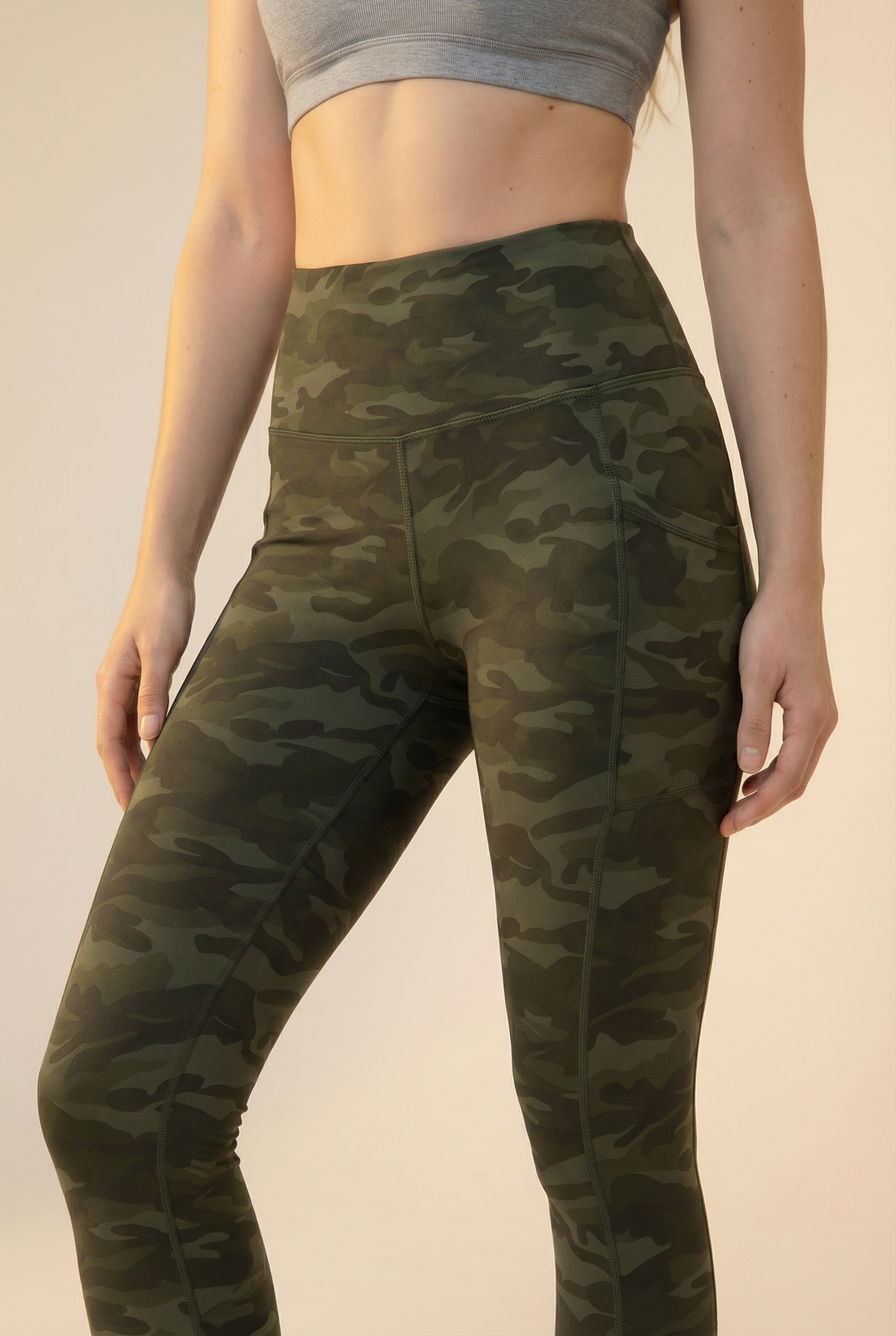 FlexPocket High-Waist Legging Apparel & Accessories > Activewear > Leggings > High-Waist Leggings by Profit Outfits