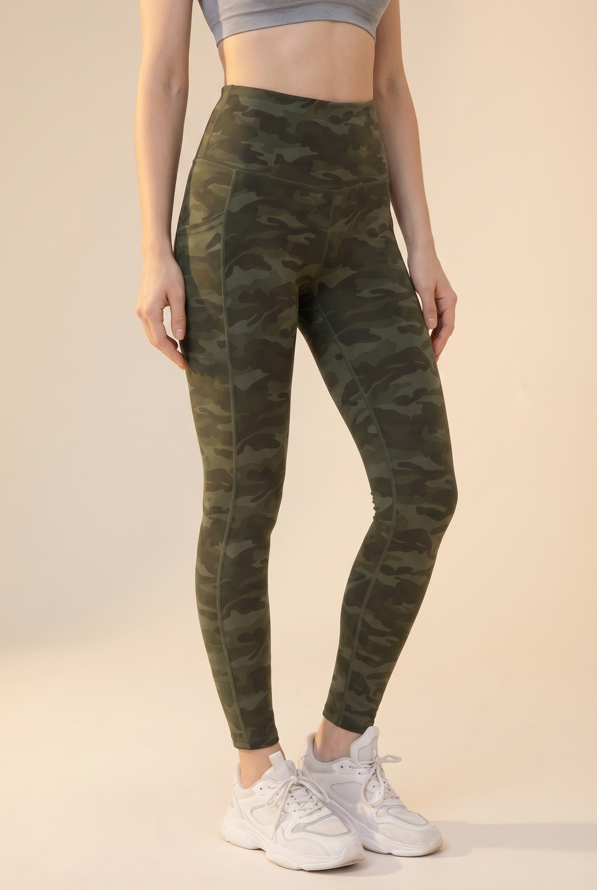 FlexPocket High-Waist Legging Apparel & Accessories > Activewear > Leggings > High-Waist Leggings by Profit Outfits