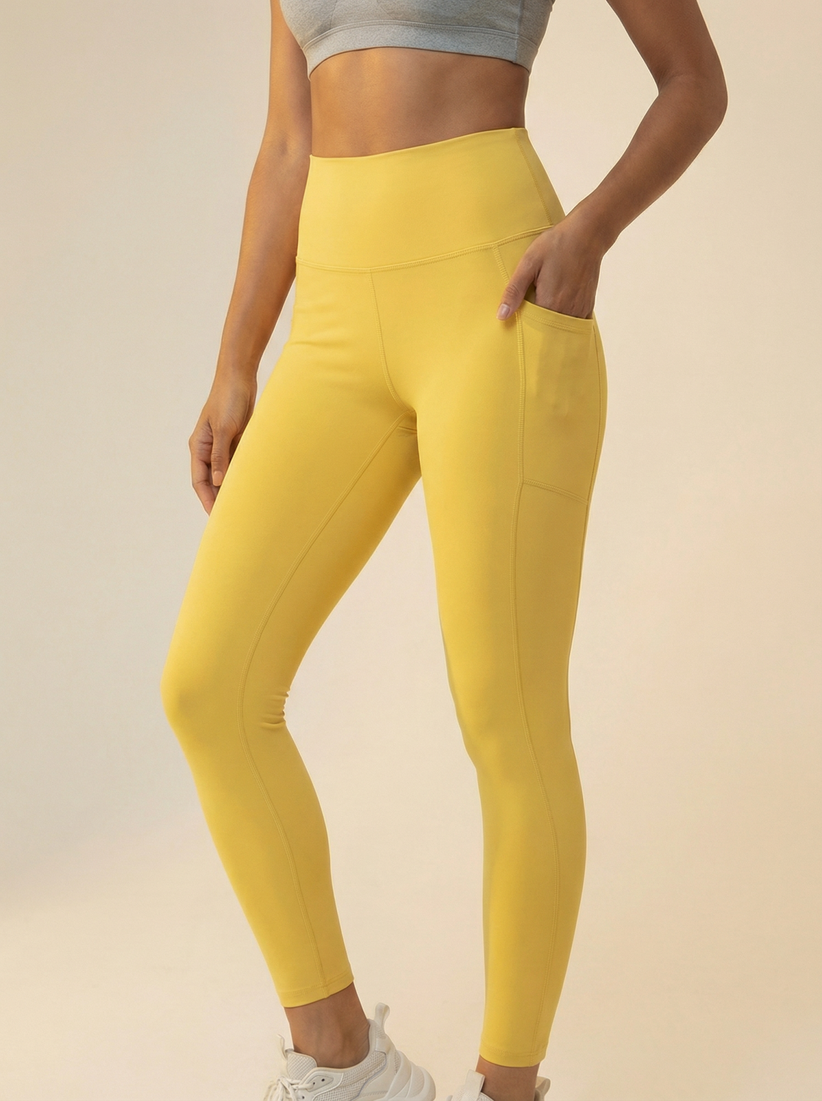 FlexPocket High-Waist Legging Apparel & Accessories > Activewear > Leggings > High-Waist Leggings by Profit Outfits
