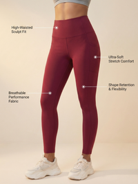 FlexPocket High-Waist Legging  by PROFIT OUTFITS