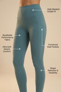 FlexPocket High-Waist Legging  by PROFIT OUTFITS
