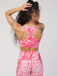 High Fashion Printed Sports Bra  by Profit Outfits