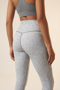 Melange High-Waist Legging Apparel & Accessories > Activewear > Leggings > High-Waist Leggings by Profit Outfits