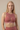 Mesh Panel High-Neck Strappy Sports Bra  by PROFIT OUTFITS