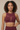Mesh Panel High-Neck Strappy Sports Bra  by PROFIT OUTFITS