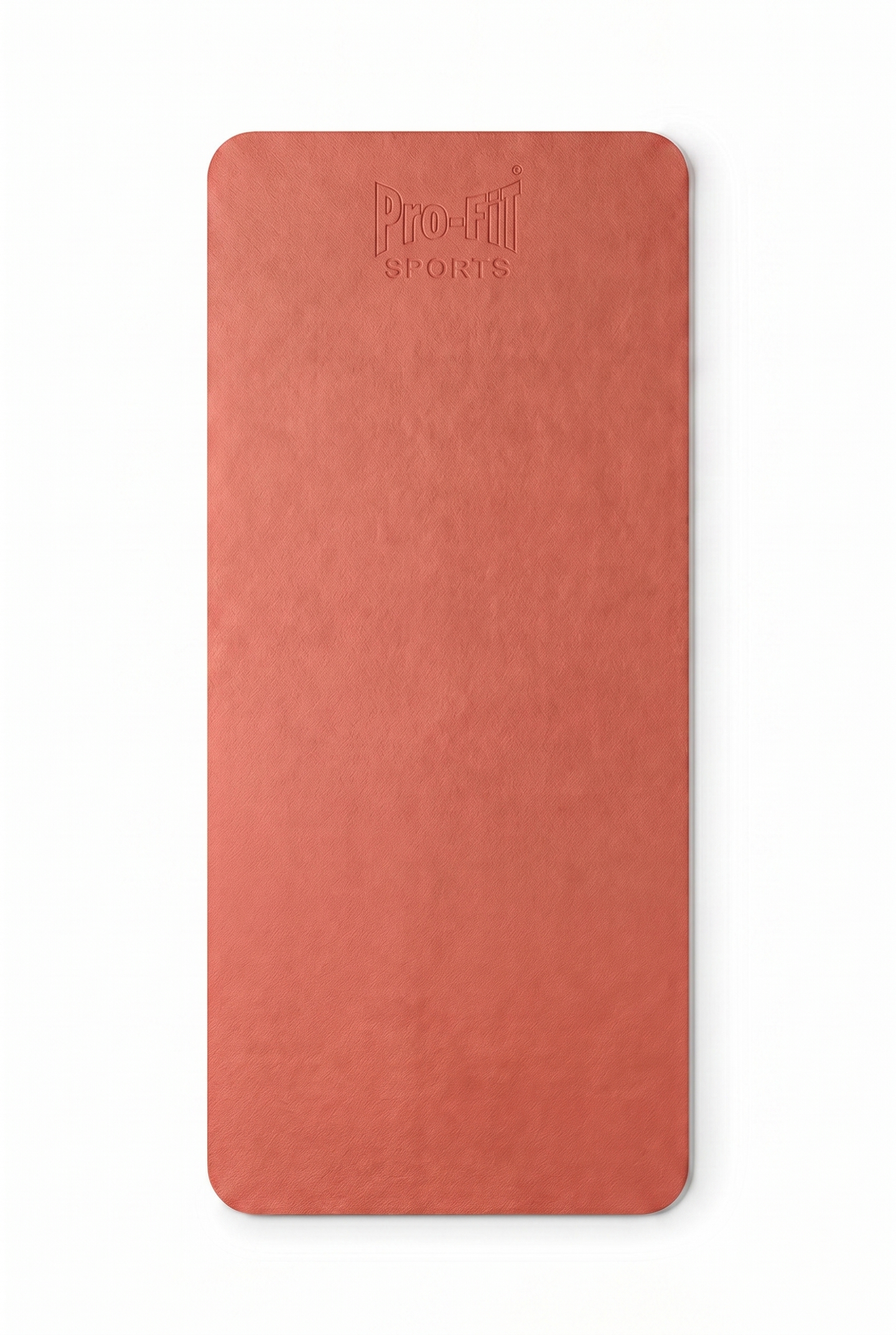Reversible Studio Yoga Mat - Coral Pink/LT Gray  by PROFIT OUTFITS