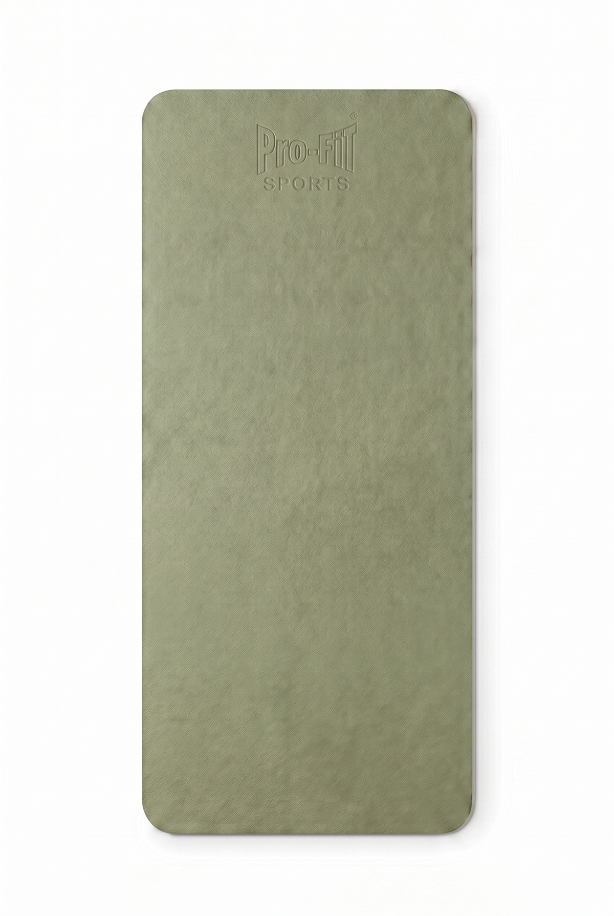 Reversible Studio Yoga Mat - Green/LT Gray Sporting Goods > Exercise & Fitness > Yoga & Pilates > Yoga Mats by Profit Outfits