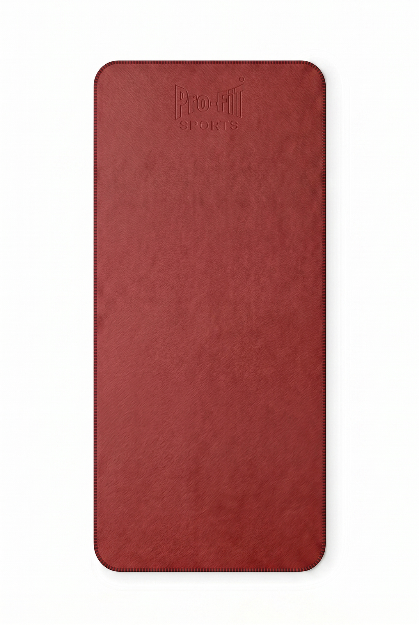 Reversible Studio Yoga Mat - Red/Black  by PROFIT OUTFITS