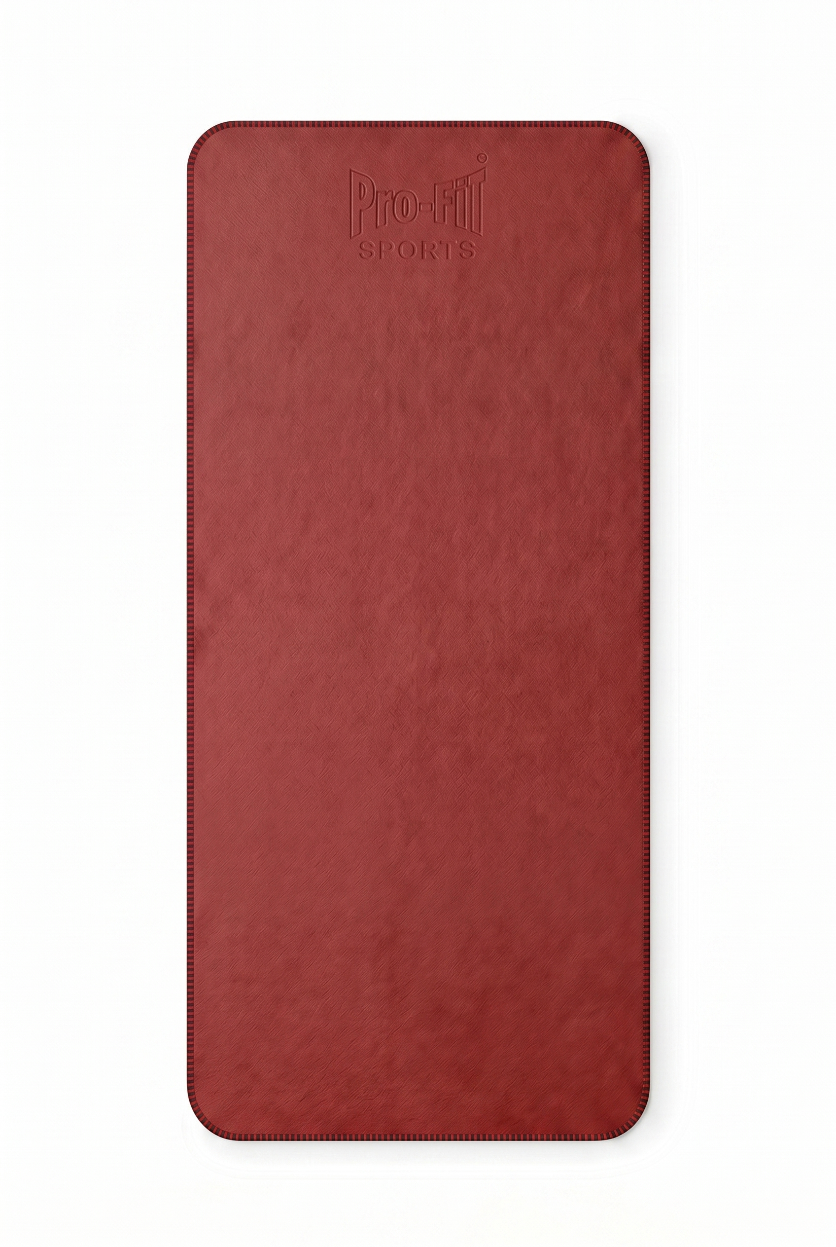 Reversible Studio Yoga Mat - Red/Black  by PROFIT OUTFITS