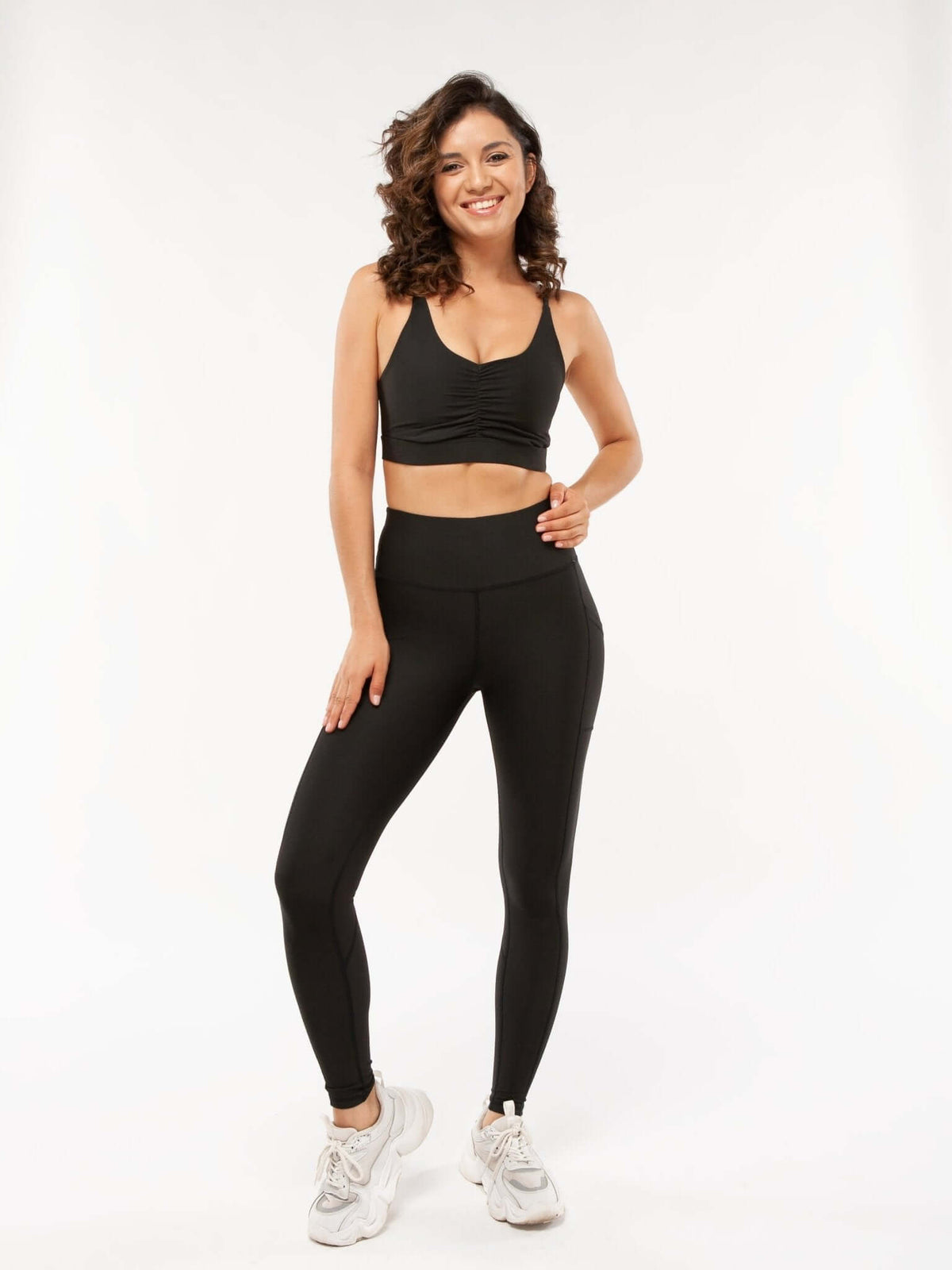 Sculpt Pocket Scrunch Legging Apparel & Accessories > Activewear > Leggings > High-Waist Leggings by Profit Outfits