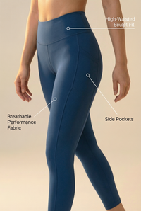 Sculpt Pocket Scrunch Legging  by PROFIT OUTFITS