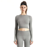 Seamless Long Sleeve Crop Top