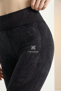 Seamless Melange High-Waist Legging Apparel & Accessories > Activewear > Leggings > High-Waist Leggings by Profit Outfits