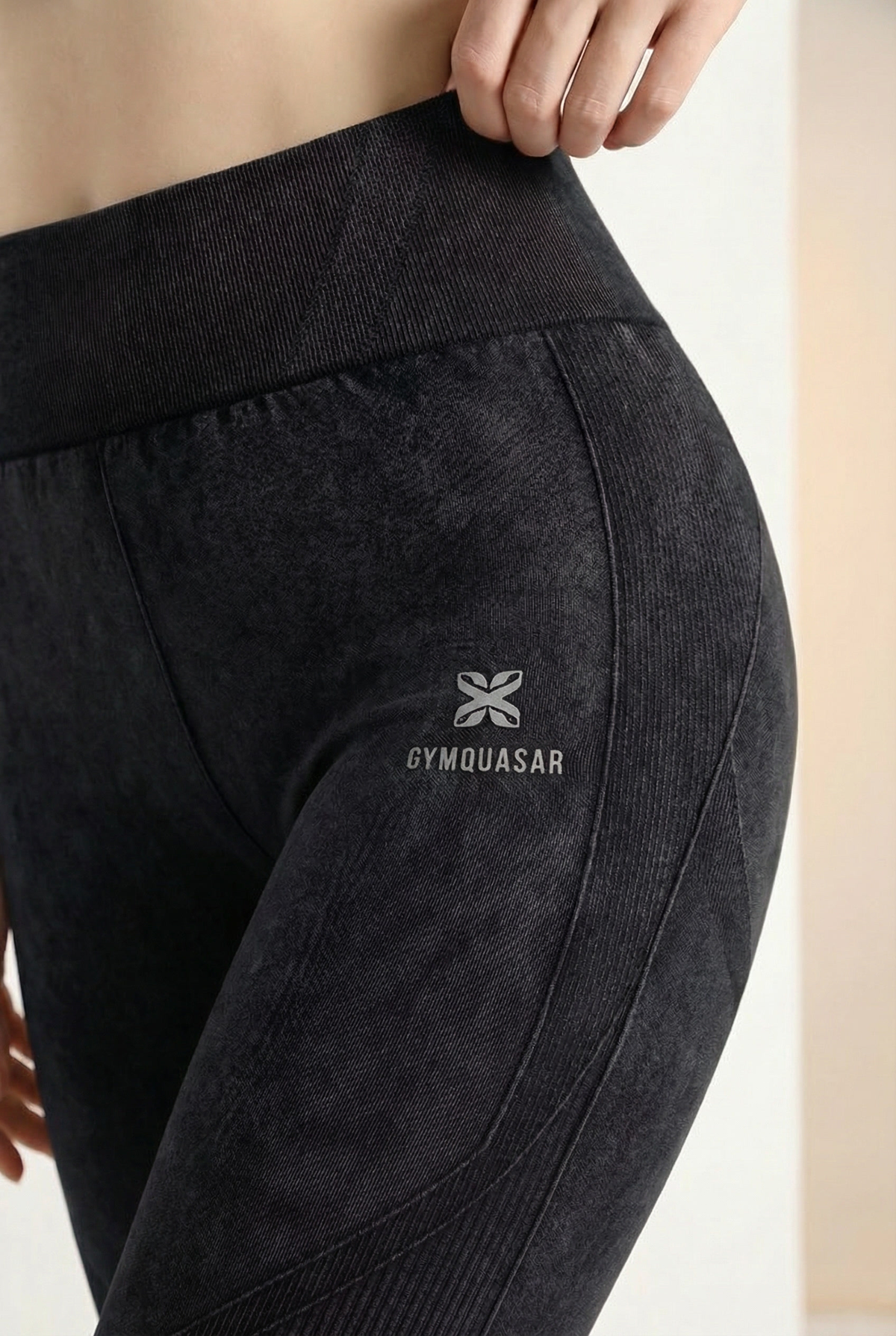 Seamless Melange High-Waist Legging Apparel & Accessories > Activewear > Leggings > High-Waist Leggings by Profit Outfits