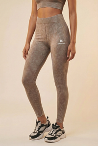 Seamless Melange High-Waist Legging Apparel & Accessories > Activewear > Leggings > High-Waist Leggings by Profit Outfits