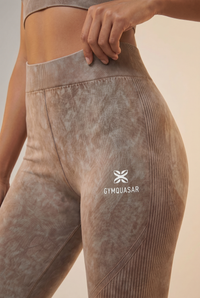 Seamless Melange High-Waist Legging Apparel & Accessories > Activewear > Leggings > High-Waist Leggings by Profit Outfits