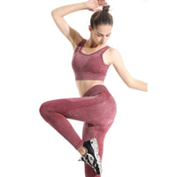 Seamless Melange High-Waist Legging Apparel & Accessories > Activewear > Leggings > High-Waist Leggings by Profit Outfits