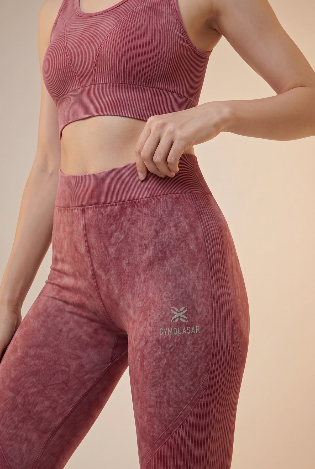 Seamless Melange High-Waist Legging Apparel & Accessories > Activewear > Leggings > High-Waist Leggings by Profit Outfits