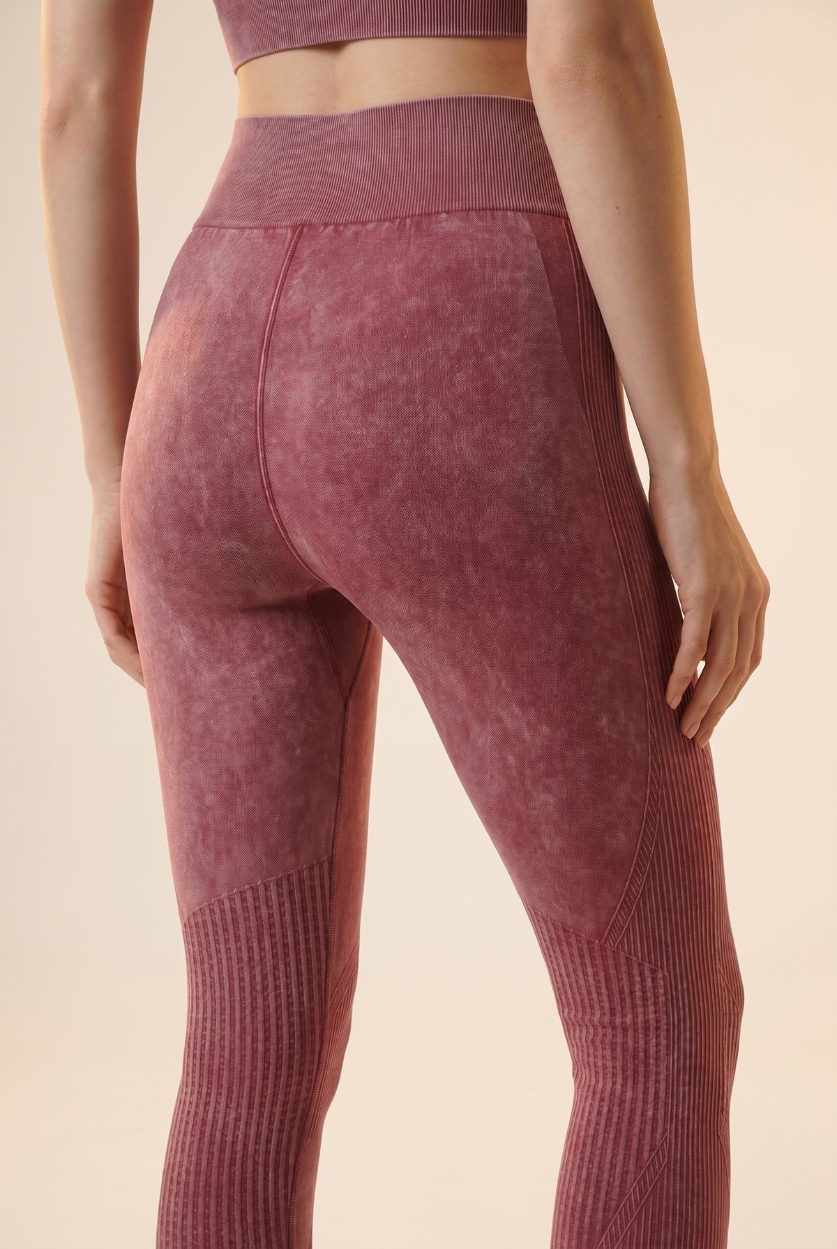 Seamless Melange High-Waist Legging Apparel & Accessories > Activewear > Leggings > High-Waist Leggings by Profit Outfits