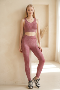 Seamless Melange High-Waist Legging Apparel & Accessories > Activewear > Leggings > High-Waist Leggings by Profit Outfits