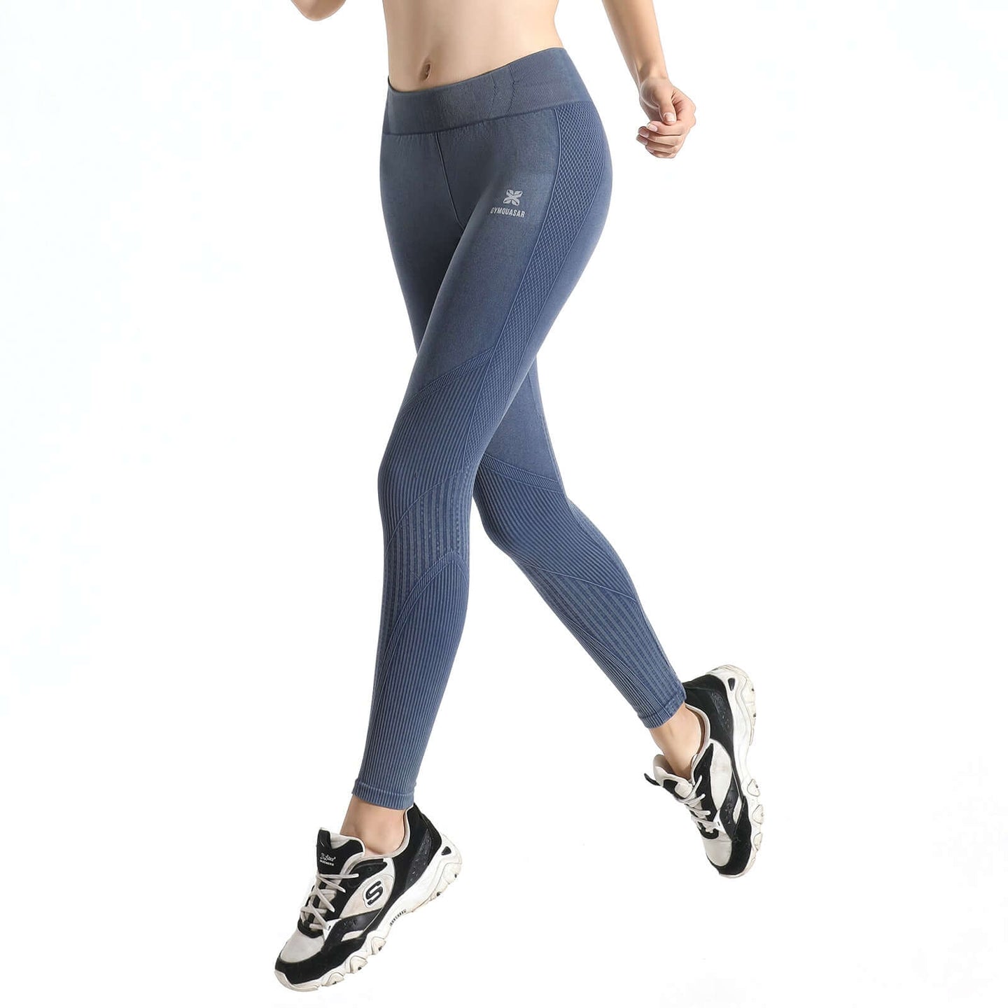 Seamless Melange High-Waist Legging  by PROFIT OUTFITS