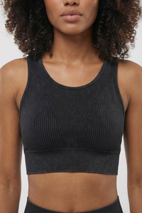 Seamless Melange Sports Bra Apparel & Accessories > Activewear > Sports Bras by Profit Outfits