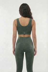 Seamless Melange Sports Bra Apparel & Accessories > Activewear > Sports Bras by Profit Outfits