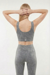 Seamless Melange Sports Bra Apparel & Accessories > Activewear > Sports Bras by Profit Outfits